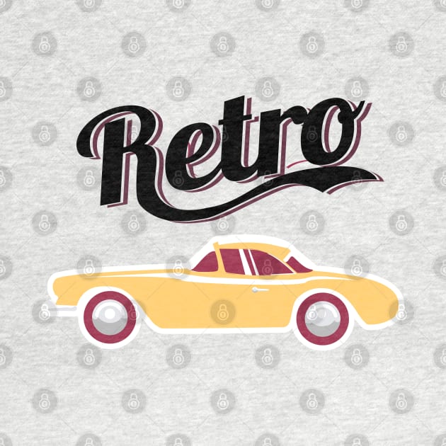 retro car by ARRIGO